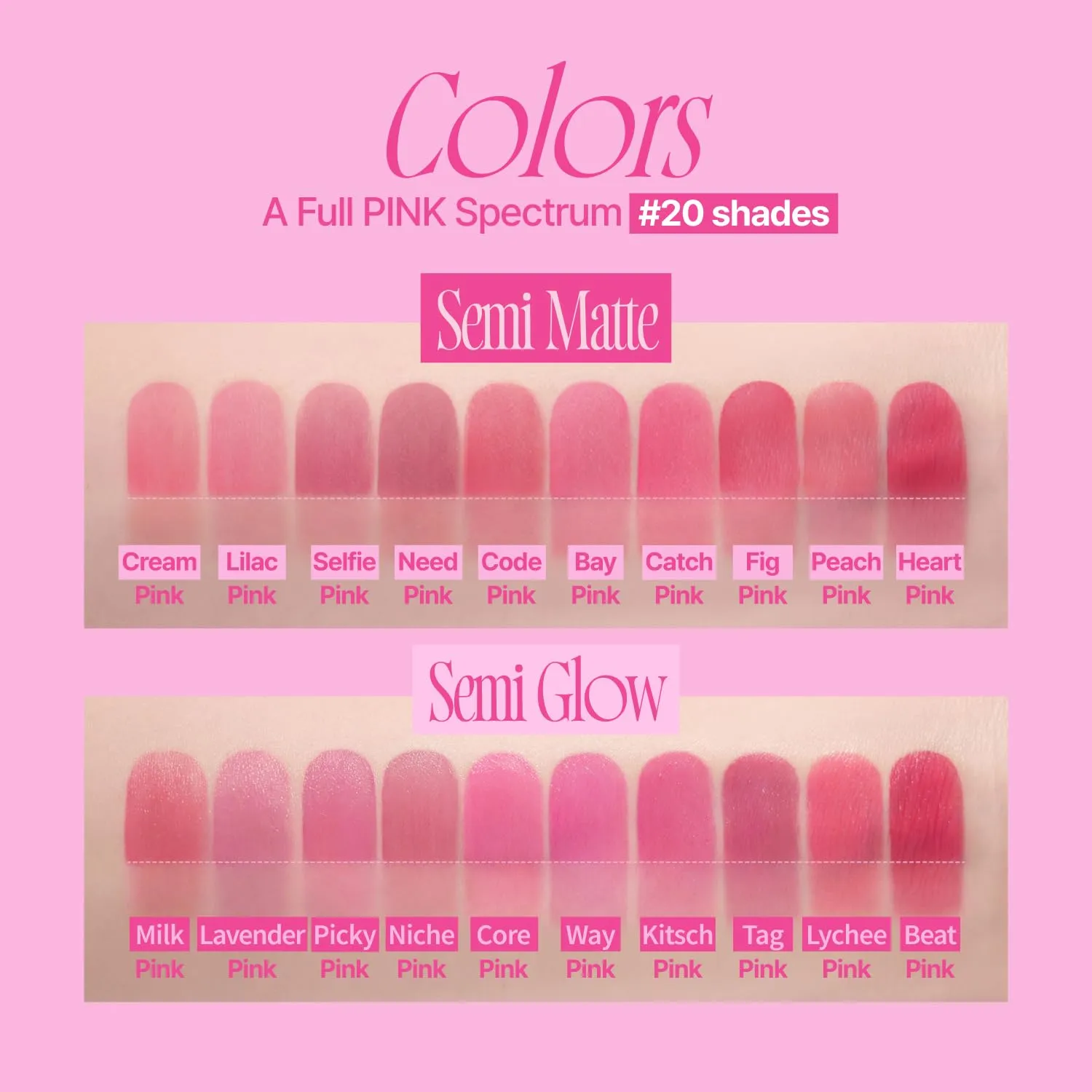 Pink Obsession Stay-Fit Lip Tint | M09 Peach Pink | Weightless & Layerable Tint for Smudge-proof, Long-lasting Wear | Soft Blur Finish or Vibrant Flush | 3.8g