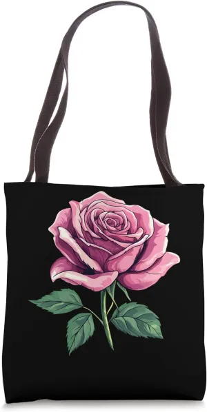 Pink Rose Flower Botanist Garden Flower Pink Rose Tote Bag