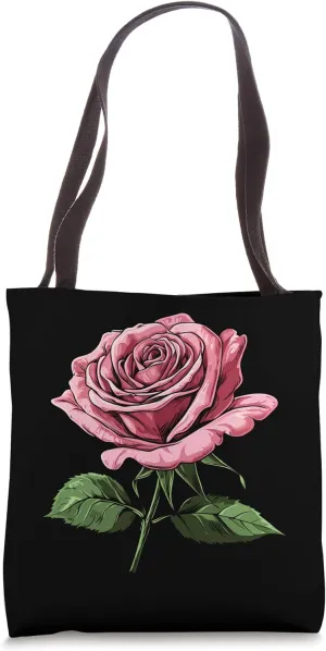 Pink Rose Flower Botanist Garden Gardening Flower Rose Tote Bag