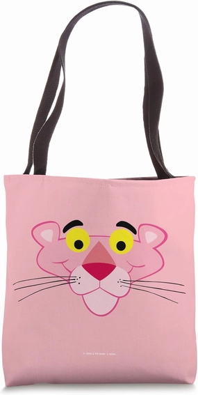 Pink Panther Face Tote Bag