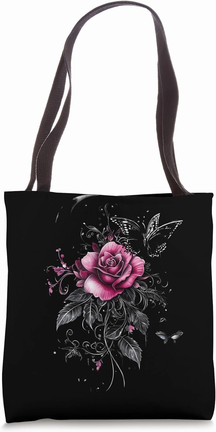 Pink Rose Flower Botanist Garden Flower Pink Rose Tote Bag