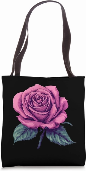 Pink Rose Flower Botanist Garden Flower Pink Rose Tote Bag