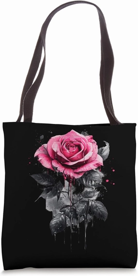 Pink Rose Flower Botanist Garden Flower Rose Tote Bag
