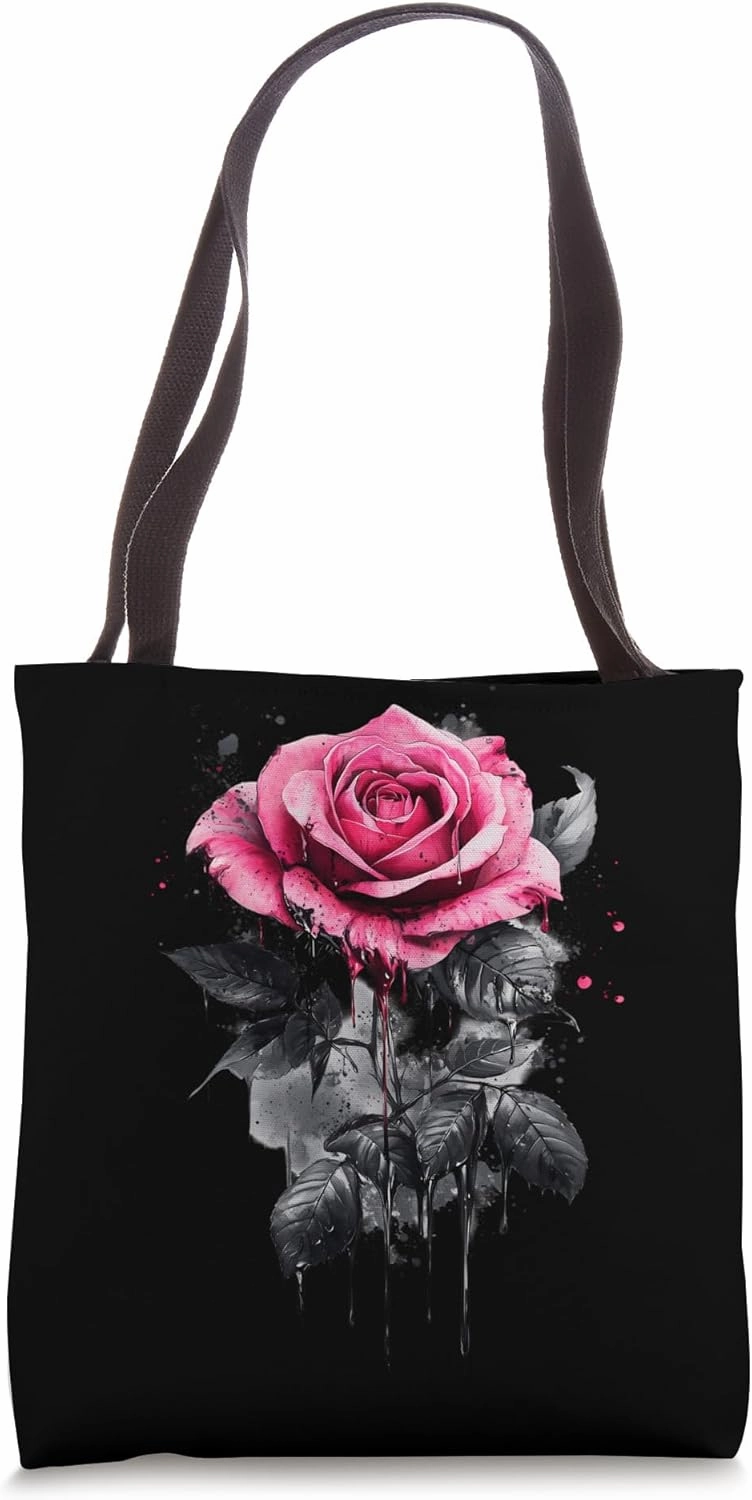 Pink Rose Flower Botanist Garden Flower Rose Tote Bag
