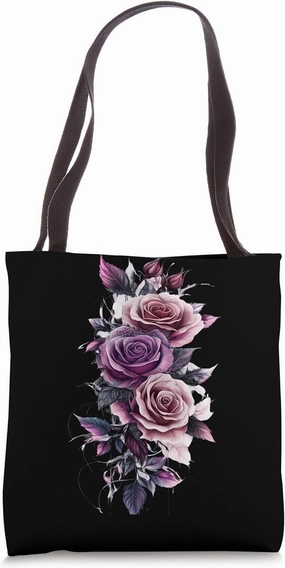 Pink Rose Flower Botanist Garden Gardening Flower Rose Tote Bag