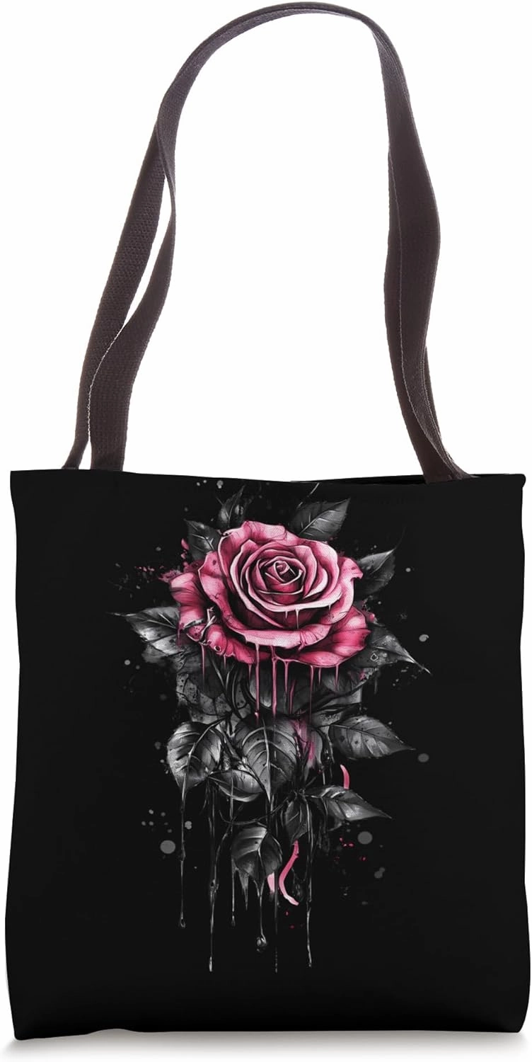 Pink Rose Flower Botanist Garden Gardening Flower Rose Tote Bag