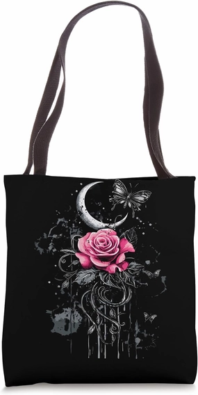 Pink Rose Flower Botanist Garden Gardening Flower Rose Tote Bag