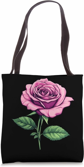 Pink Rose Flower Botanist Garden Gardening Flower Rose Tote Bag