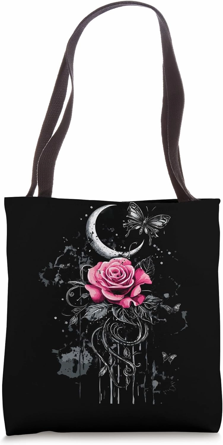 Pink Rose Flower Botanist Garden Gardening Flower Rose Tote Bag