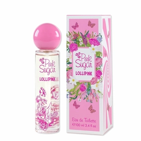 Pink Sugar Lollipink Eau De Toilette Perfume for Women, Fruity Floral Scent, Sweet Notes of Apple, Rose, and Vanilla, Feminine, Sophisticated, Long Lasting