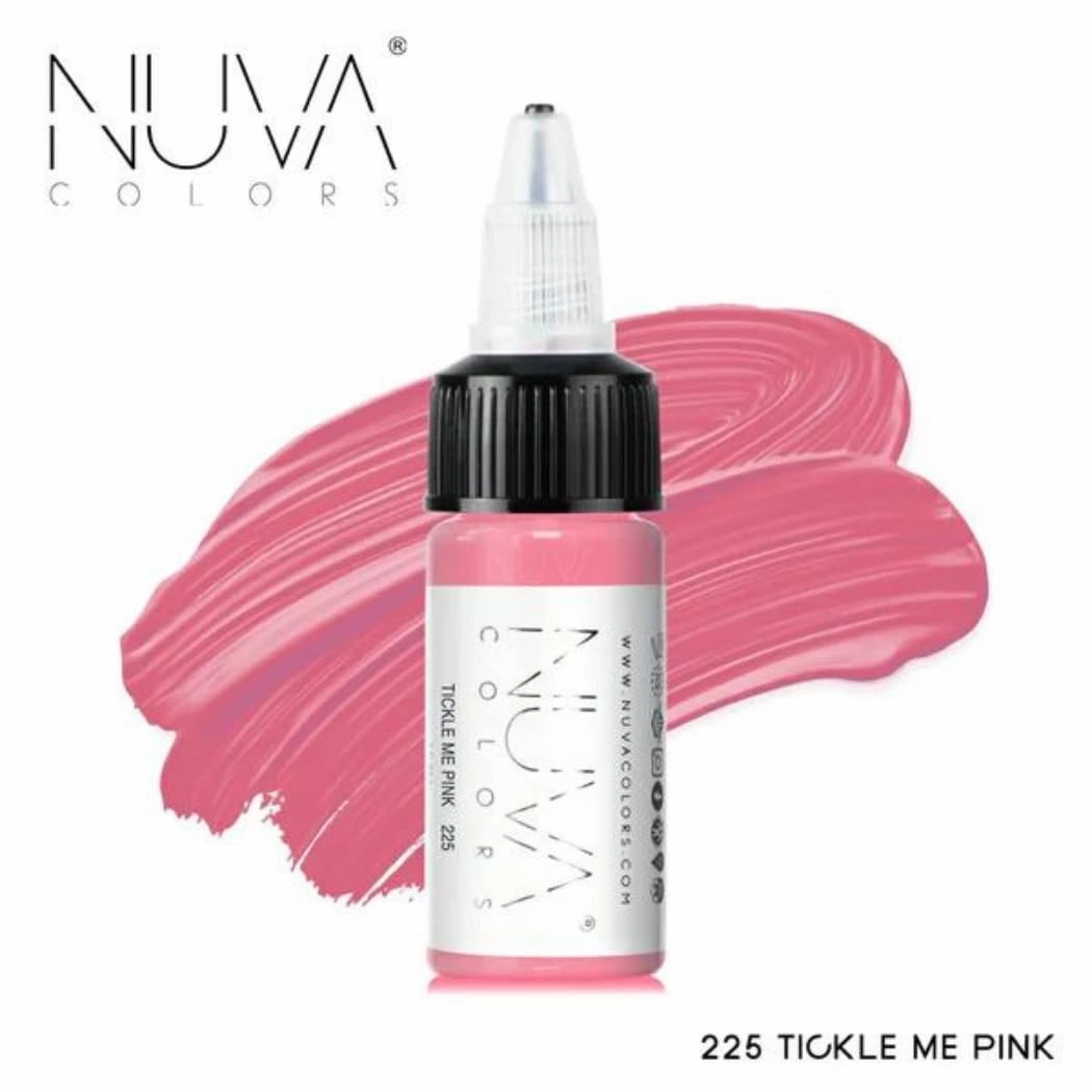 PMU Lip Pigment, Customizable, Cool Undertone for Lip Blushing & More, Vegan, Made in USA (Tickle Me Pink)