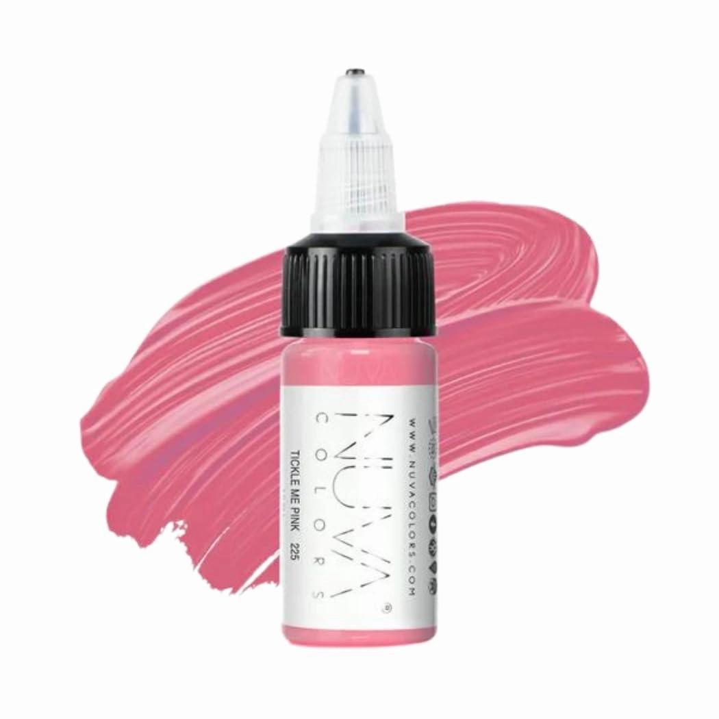 PMU Lip Pigment, Customizable, Cool Undertone for Lip Blushing & More, Vegan, Made in USA (Tickle Me Pink)