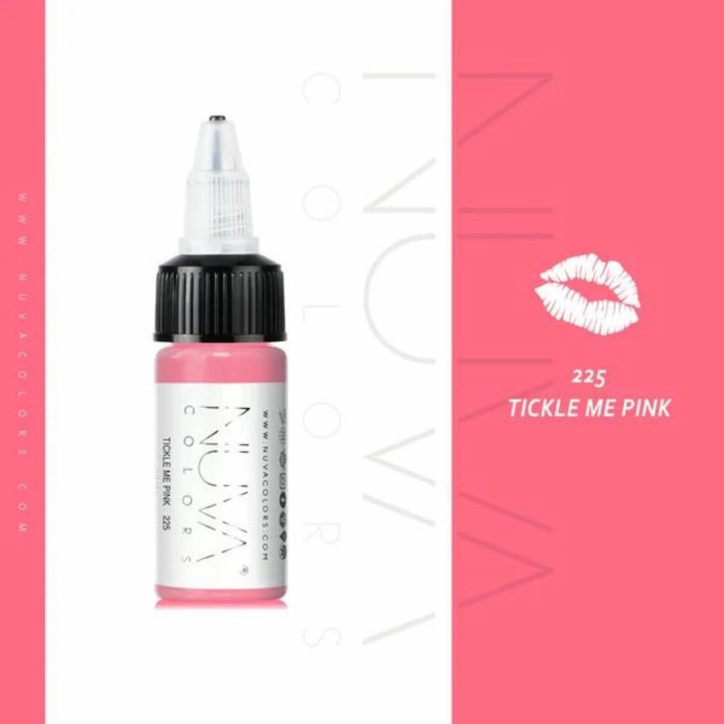 PMU Lip Pigment, Customizable, Cool Undertone for Lip Blushing & More, Vegan, Made in USA (Tickle Me Pink)