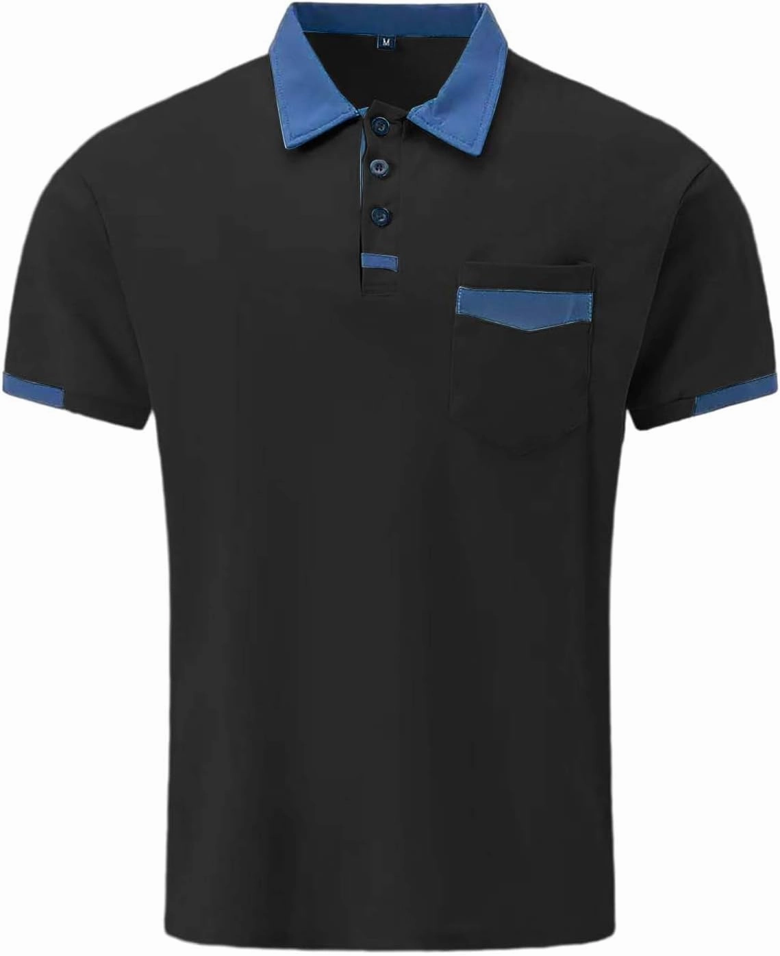 Polo Shirts for Men 2024 Gradient Lapel Short Sleeve Shirt Top Mens Polo Shirts Polos for Men 2024 Polo White