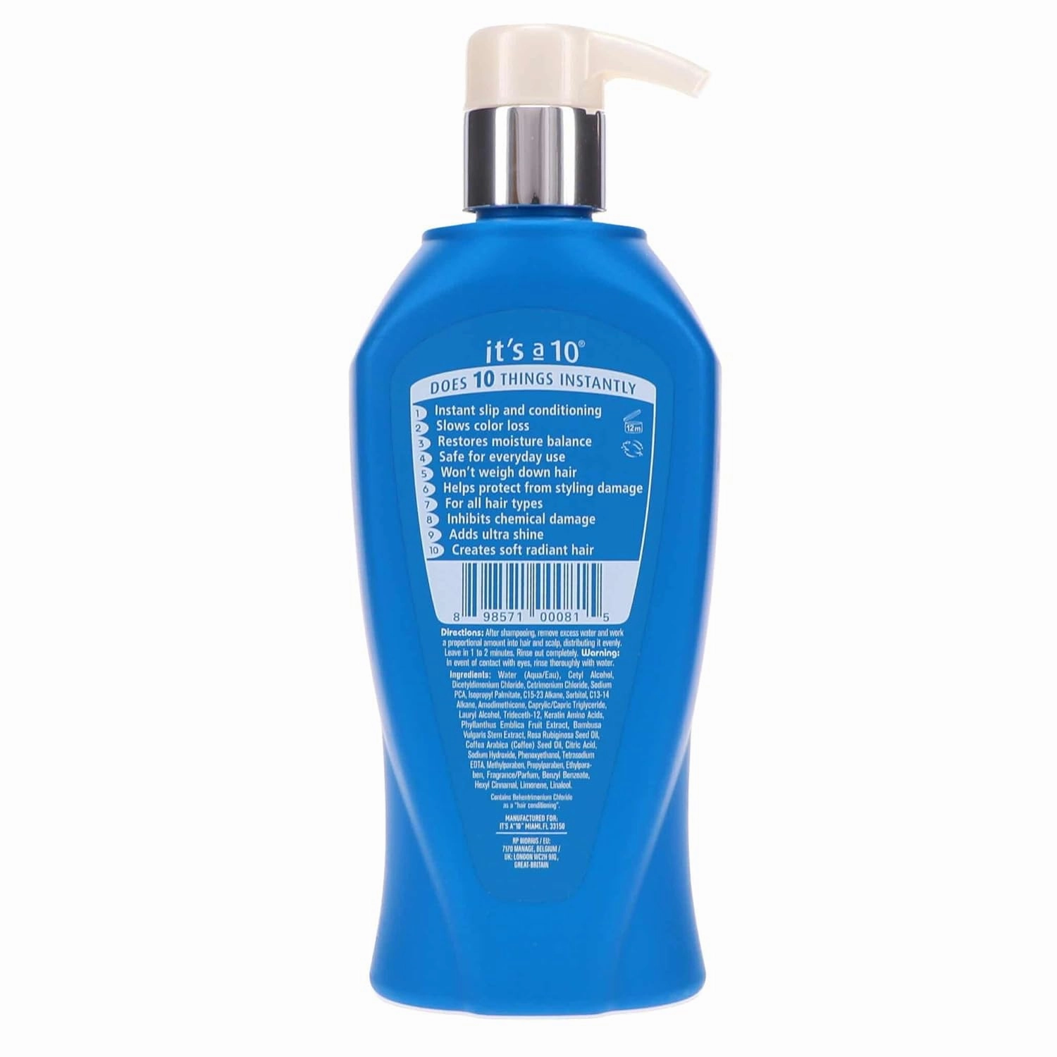 Potion 10 Miracle Repair Daily Conditioner by Its A 10 for Unisex - 10 oz Conditioner