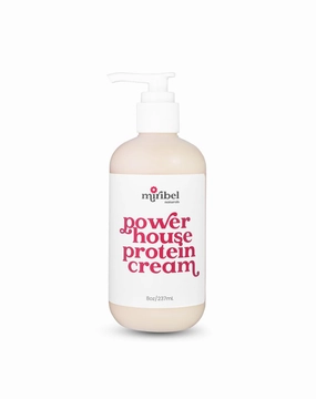Powerhouse Protein Cream for Hair, 8 fluid ounces - Repair, Strengthen, and Protect Damaged, Fine, Wavy, or Curly Hair - Vegan, Sulfate-Free, Paraben-Free Leave-In Conditioner and Protein Mask