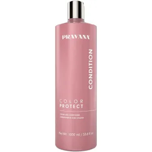 Pravana Color Protect Color Care Conditioner | Maintains Vibrant Color & Prevents Fading | For Color-Treated Hair | Enriched to Improve Manageability & Strength