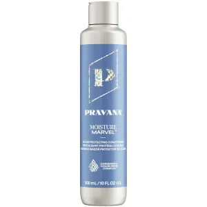 PRAVANA Moisture Marvel Conditioner | Nourishes, Hydrates, Moisturizes | For Dry, Color Treated Hair | Hyaluronic Acid Formula | Chromasilk Enhances Shine & Protection | Vegan | Paraben & Sulfate Free