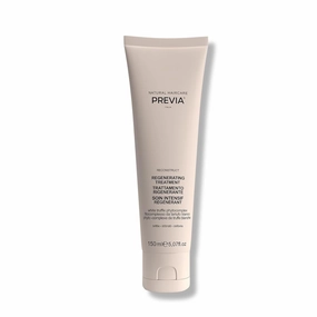 PREVIA Reconstruct Regenerating Hair Treatment for Damaged Hair Deep Conditioner with White Truffle Anti-Aging Sulfate-Free Vegan Hair Mask for Dry Brittle Hair Moisturizing 5.07 oz