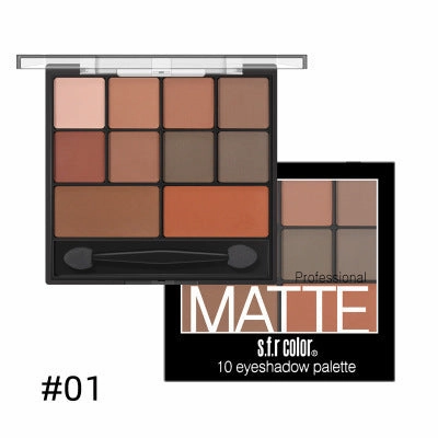 Pumpkin Spice Eyeshadow Palette - 10 Color Smoky Nude Makeup Kit | Trendy Shop