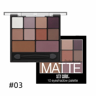 Pumpkin Spice Eyeshadow Palette - 10 Color Smoky Nude Makeup Kit | Trendy Shop