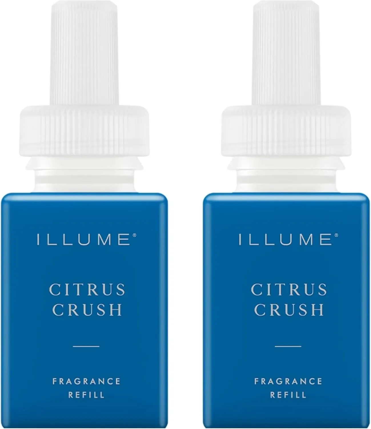 Pura & Illume Home Scent Refill - Smart Home Air Diffuser - Up to 120-Hours of Luxury Fragrance per Refill - Household Essential - Clean & Safe Diffuser Fragrance - 2 Pack, Citrus Crush