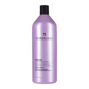 Pureology Hydrate Conditioner - For Dry and Color-Treated Hair, Moisturizes Hair & Protects Color, Sulfate-Free & Vegan