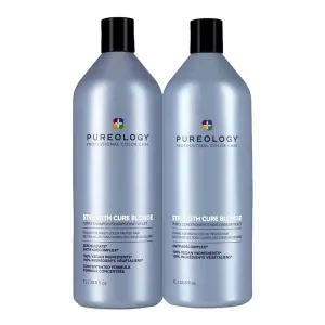 Pureology Strength Cure Blonde Purple Shampoo & Conditioner Set - For Blonde & Lightened Color-Treated Hair