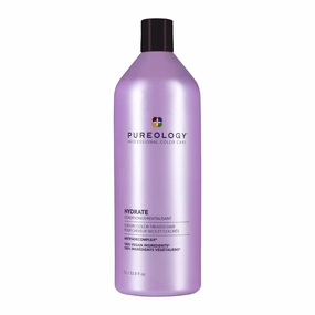 Pureology Hydrate Conditioner - For Dry and Color-Treated Hair, Moisturizes Hair & Protects Color, Sulfate-Free & Vegan