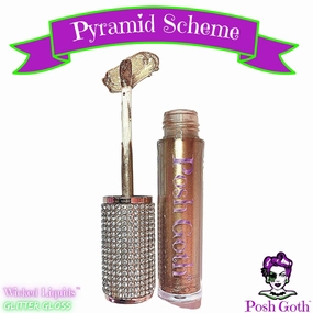 PYRAMID SCHEME Wicked Liquids™ Gold Glitter Gloss