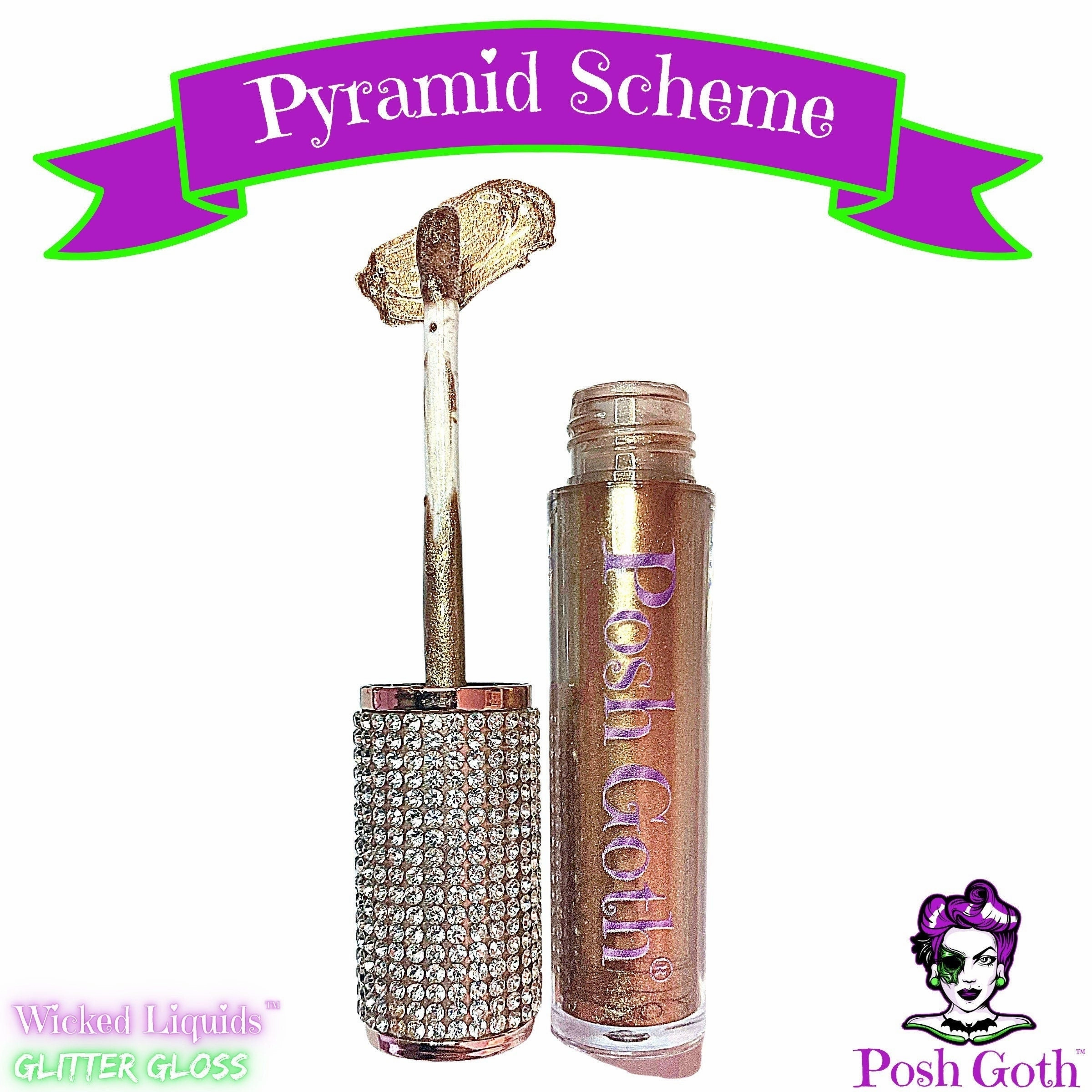 PYRAMID SCHEME Wicked Liquids™ Gold Glitter Gloss