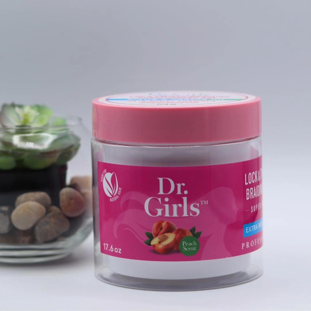 R&B Collection Braiding conditioning Edge Gel (Honey Peach)/ 24 Hour Hold/Extra Mega Hold/17.6oz