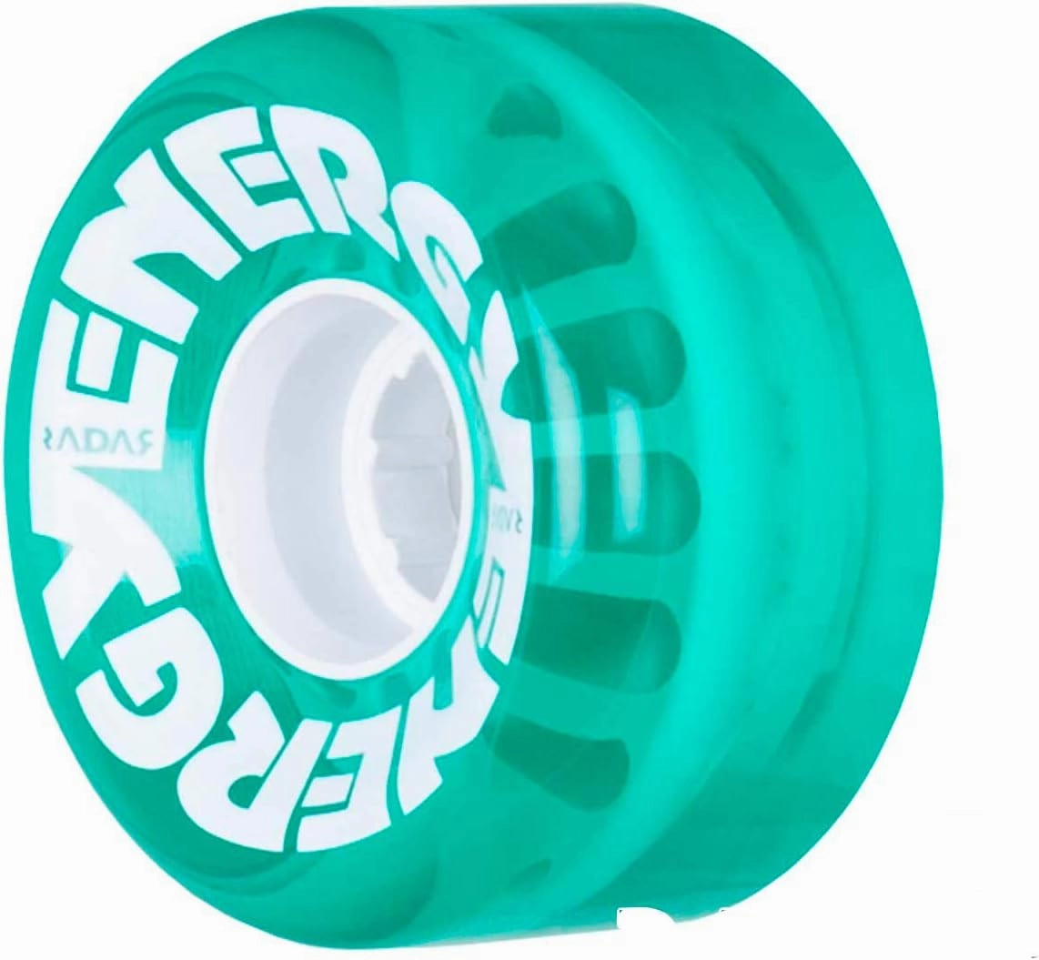Radar Wheels - Energy 62 - Roller Skate Wheels - 4 Pack of 78A 32mm x 62mm Quad Skate Wheels