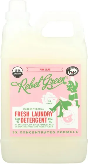 R.ebel Green Pink Lilac Fresh Laundry Detergent 64 fl oz (Pack of 4)