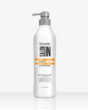 RECAMIER 43815 Anti-Frizz Proffesional Conditioner Volume Control for Curly and Weavy Hair 33.81 fl.oz Acondicionador Tratamiento Reparador para Cabello Rizado 1000 mL