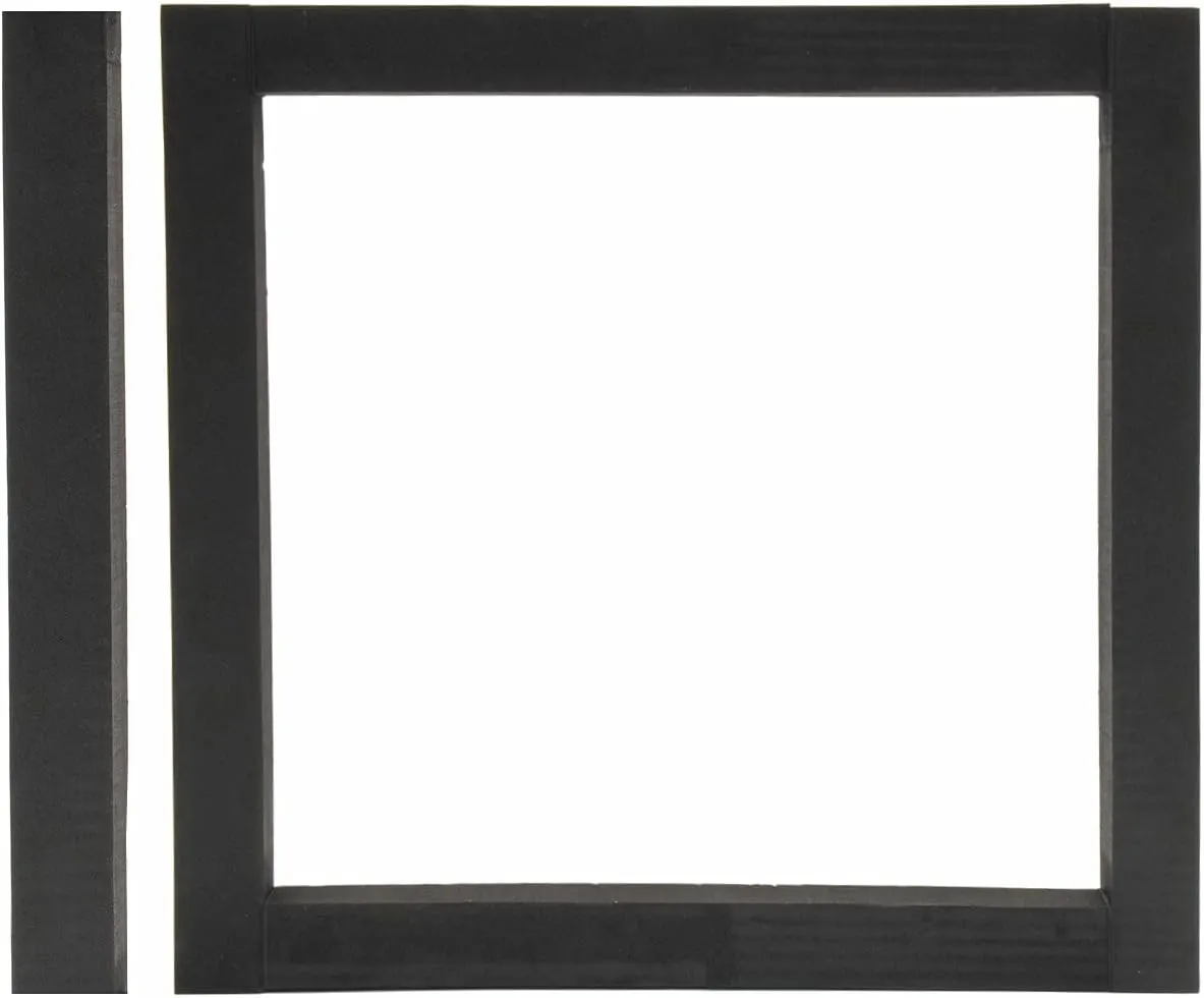RecPro 14" x 14" Universal RV Roof Air Conditioner Gasket | Closed Cell Foam Seal for AC Install | Adhesive Backing