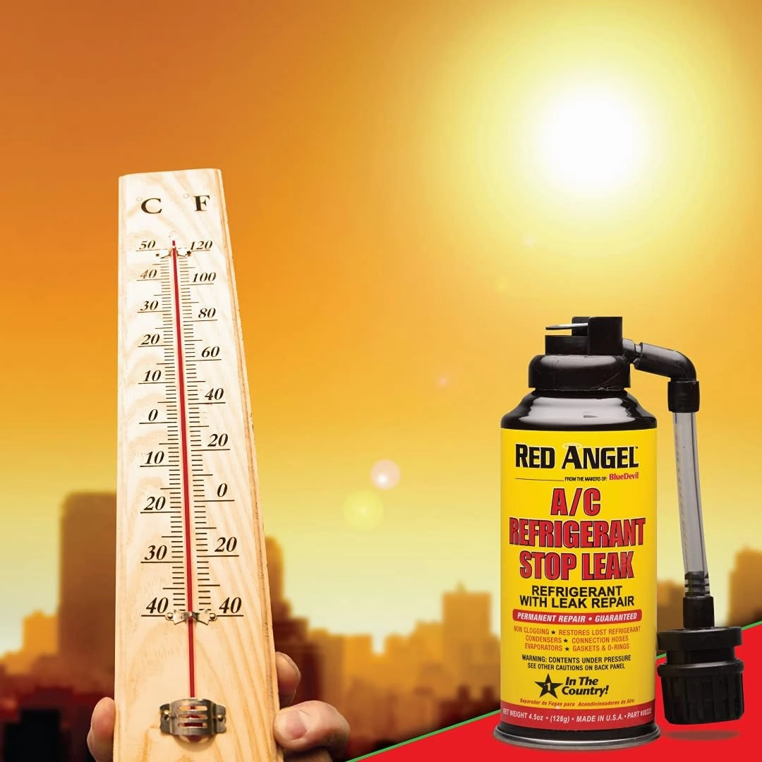 Red Angel 00222 A/C Stop Leak & Conditioner - 4.5 Ounce