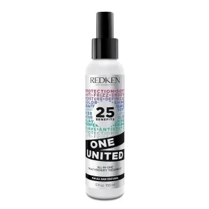 Redken One United All-In-One Leave In Conditioner - Multi-Benefit Treatment For All Hair Types, Heat Protectant Spray, Paraben Free