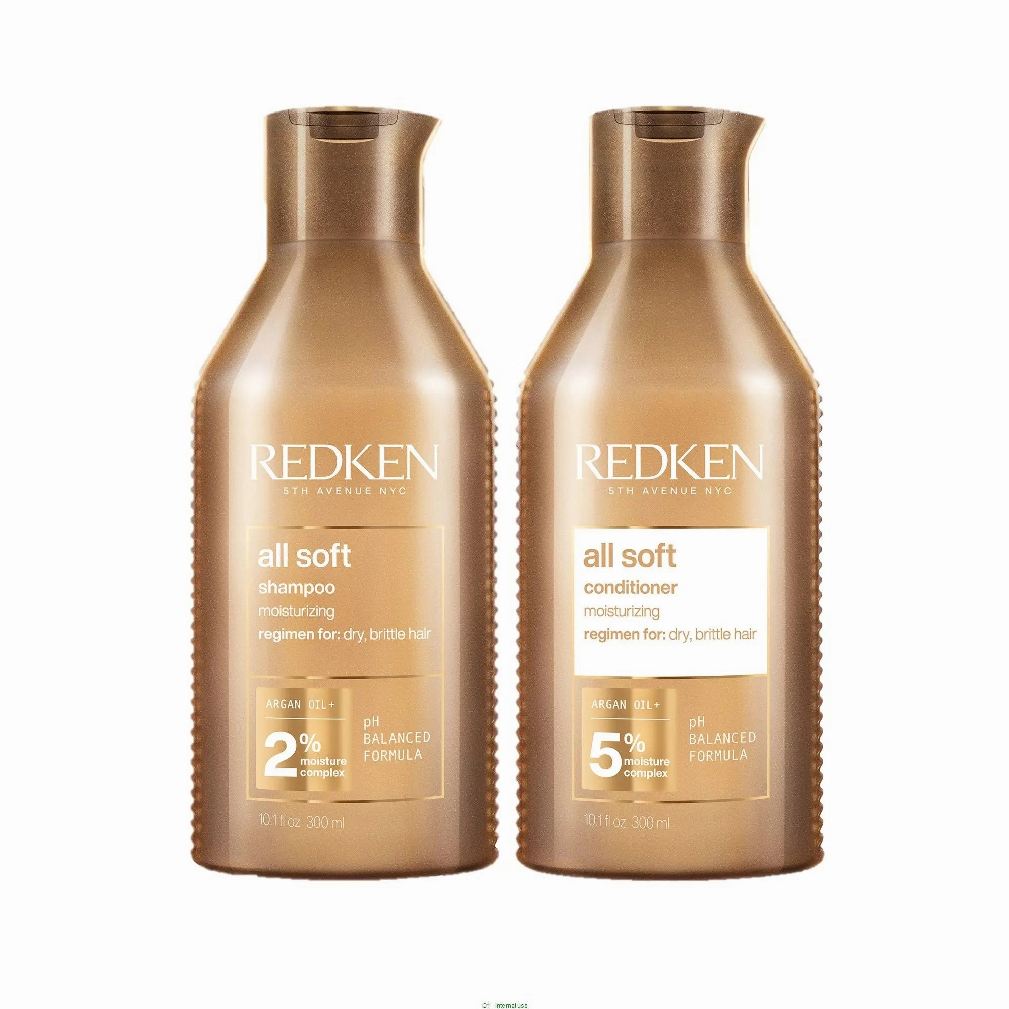 Redken All Soft Shampoo 300ml and Conditioner 300ml Duo Pack