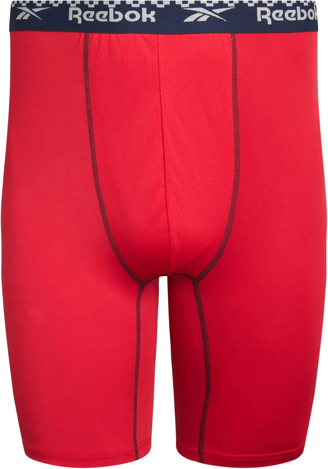 Reebok Men's Boxer Briefs - 6 Pack Long Leg Breathable Performance Big and Tall Underwear Pack Boxers for Men (Sizes: 2X-4XL)