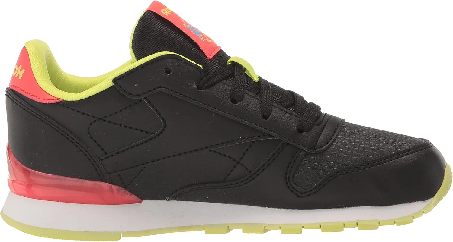 Reebok Unisex-Child Classic Leather Step N Flash Light Up Sneaker