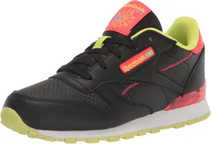 Reebok Unisex-Child Classic Leather Step N Flash Light Up Sneaker