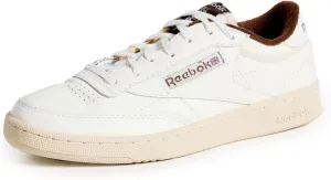 Reebok Unisex Club C 85 Vintage Sneaker, Chalk/Alabaster/Brush Brown, 8 US Men