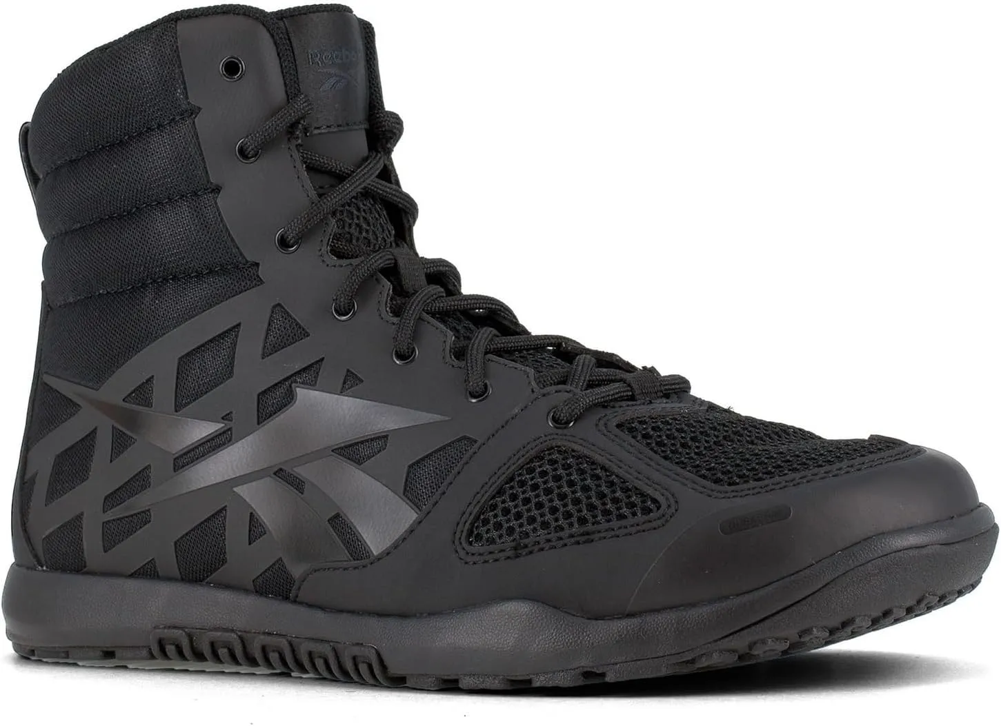 Reebok Work Unisex RB7120 Nano 6" Tactical Soft Toe Boot Black Hiking Shoe, 15 US Men