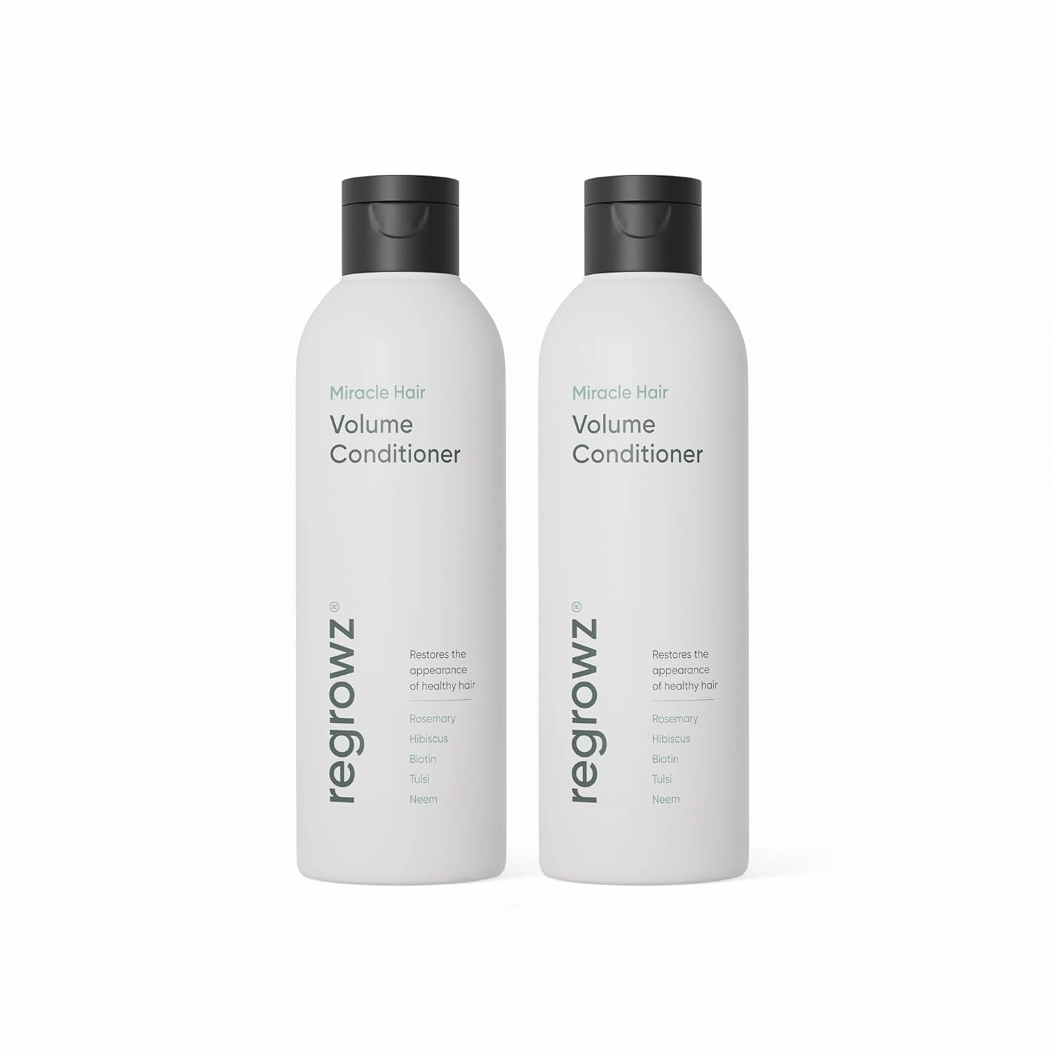 Regrowz Miracle Hair Volume Conditioner 7oz - Pack of 2 - For Fine,Thin Hair - Boost Shine & Thickness - Suitable for Men and Women - Hair Growth Repair Treatment with Biotin