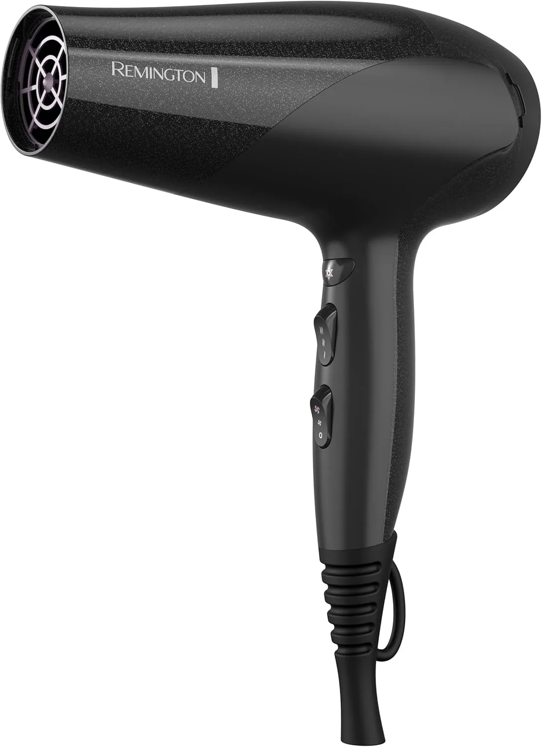 Remington Damage Protection Hair Dryer with Ceramic Ionic Tourmaline Technology, Black, Diffuser and Concentrator, 3 Piece Set