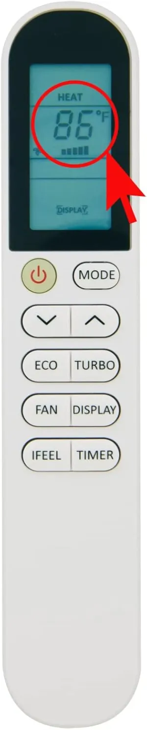 Replacement for Friedrich AC Air Conditioner Remote Control CCW06B10A CCW08B10A CCW10B10A CCW12B10A CCW15B10A CCW18B30A CCW24B30A