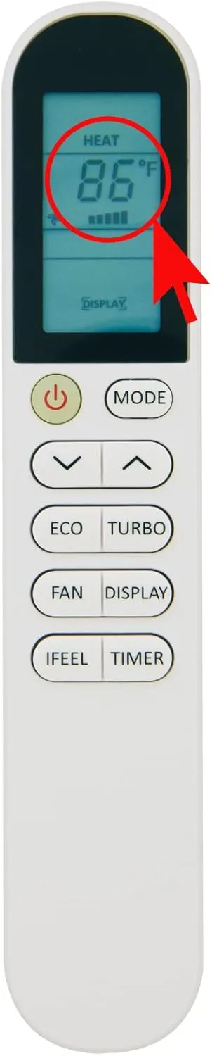 Replacement for Friedrich AC Air Conditioner Remote Control CCW06B10A CCW08B10A CCW10B10A CCW12B10A CCW15B10A CCW18B30A CCW24B30A