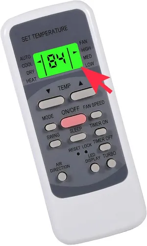 Replacement Remote Control for MRCOOL RG52F2/BGEFU1 Air Conditioner