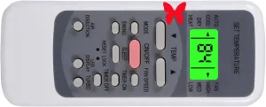 Replacement Remote Control for MRCOOL RG57A6/BGEFU1 A-18-HP-C-230B Room Air Condtioner